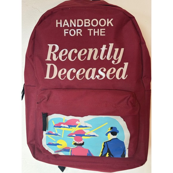 Beetlejuice Other - Beetlejuice Handbook for the Recently Deceased Backpack Maroon Burgundy Bag